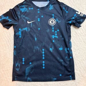 Nike Kids Navy and Blue Chelsea FC Jersey
